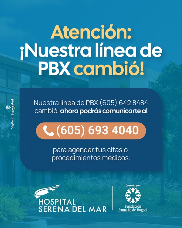 Nuestra línea de pbx cambiará