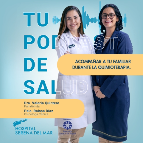 Adéntrate en una nueva conversación con nosotros, en esta oportunidad conversamos con la Dra. Valeria Quintero y la Psico. Raissa Diaz, sobre ese acompañamiento vital a nuestros familiares o seres queridos que están pasando por un tratamiento de quimioterapia.